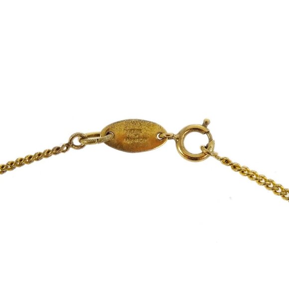 Chanel Clover Pendant Necklace Gold 1993 141022 - Picture 4 of 4